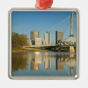 CANADA, Manitoba, Winnipeg: Esplanade Riel 2 Metal Ornament