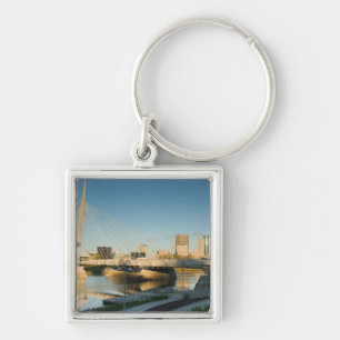 CANADA, Manitoba, Winnipeg: Esplanade Riel Keychain