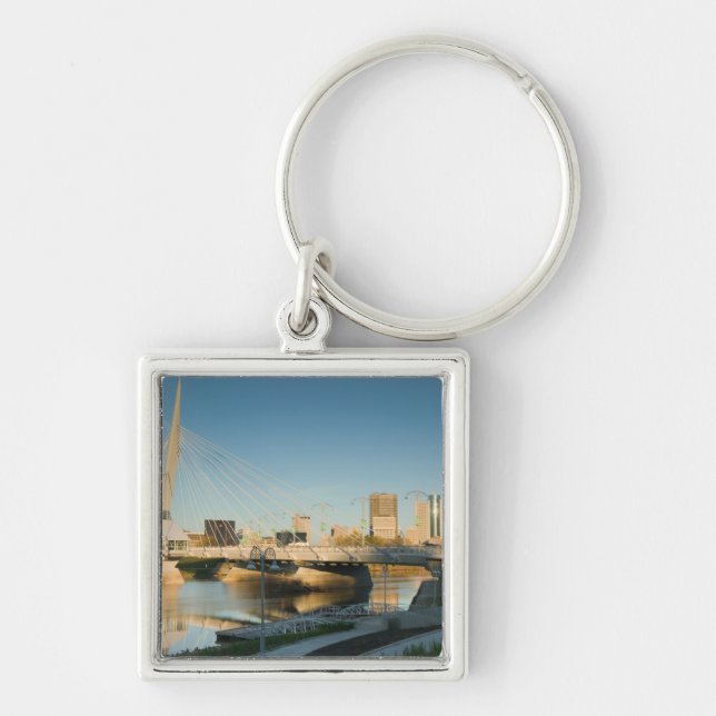 CANADA, Manitoba, Winnipeg: Esplanade Riel Keychain (Front)