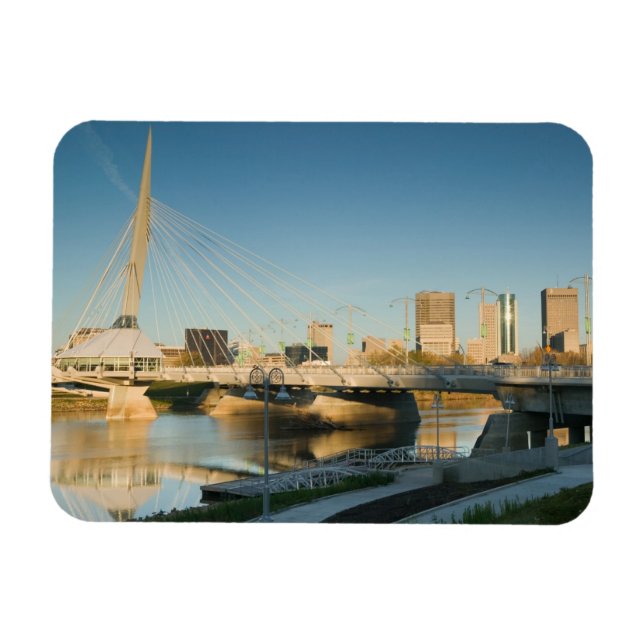 CANADA, Manitoba, Winnipeg: Esplanade Riel Magnet (Horizontal)