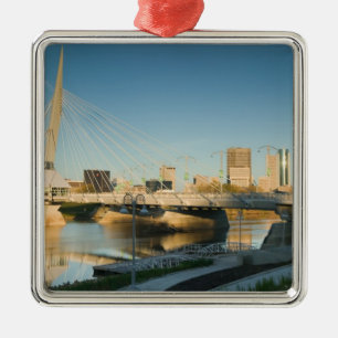 CANADA, Manitoba, Winnipeg: Esplanade Riel Metal Ornament