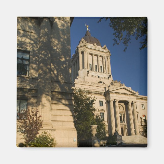 Canada, Manitoba, Winnipeg: Manitoba Legislative Magnet (Front)