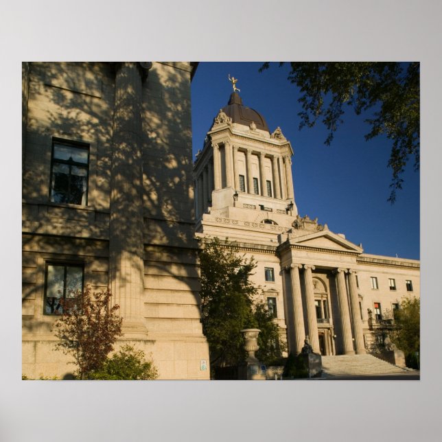 Canada, Manitoba, Winnipeg: Manitoba Legislative Poster (Front)