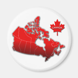 CANADA MAP MAGNET