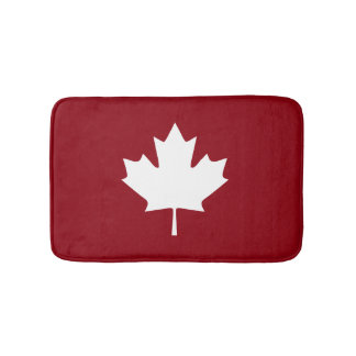 Canada Maple Leaf Bath Mat