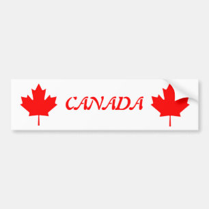 Canada Maple Leaf Bumper Sticker