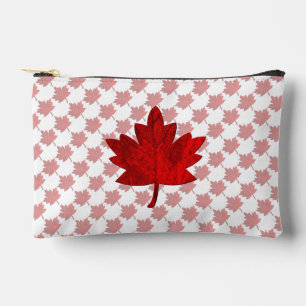 Canada-Maple Leaf by Shirley Taylor Accessory Pouch