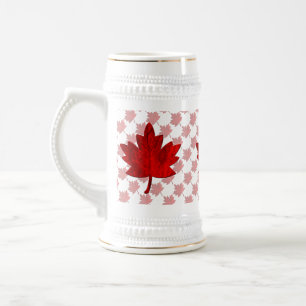 Canada-Maple Leaf by Shirley Taylor Beer Stein