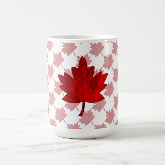 Canada-Maple Leaf by Shirley Taylor Coffee Mug (Center)