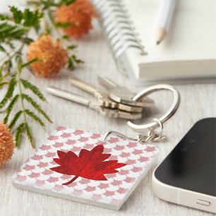 Canada-Maple Leaf by Shirley Taylor Keychain