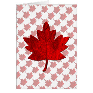Canada-Maple Leaf by Shirley Taylor Note Card