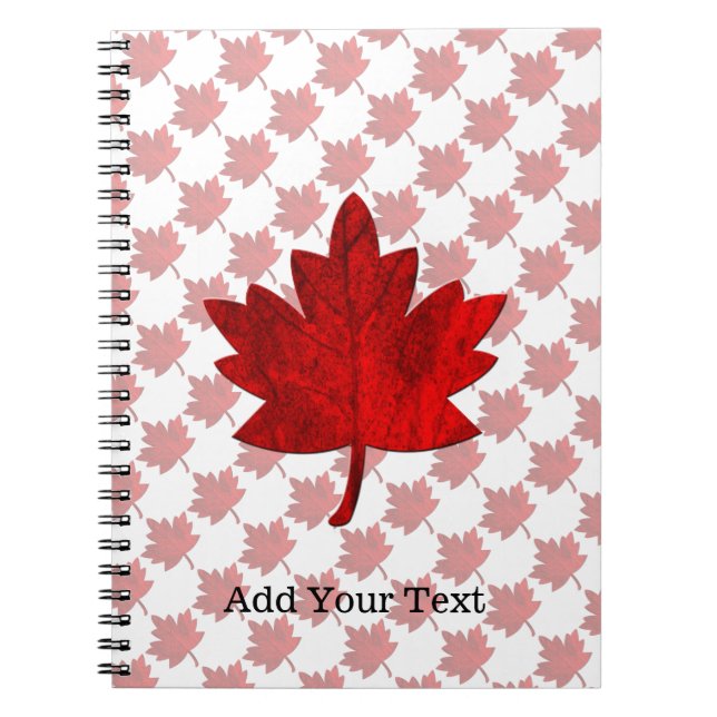 Canada-Maple Leaf by Shirley Taylor Notebook (Front)
