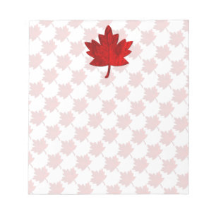 Canada-Maple Leaf by Shirley Taylor Notepad