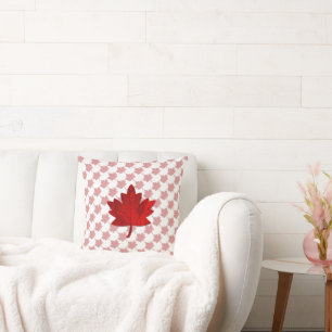 Canada-Maple Leaf by Shirley Taylor Throw Pillow