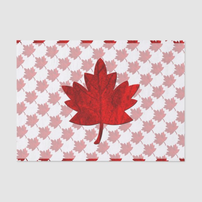 Canada-Maple Leaf by Shirley Taylor Tissue Paper (Front)