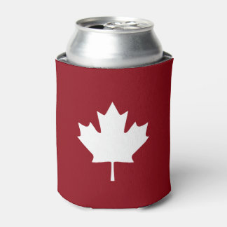 Canada Maple Leaf Can Cooler - Reverse Colours