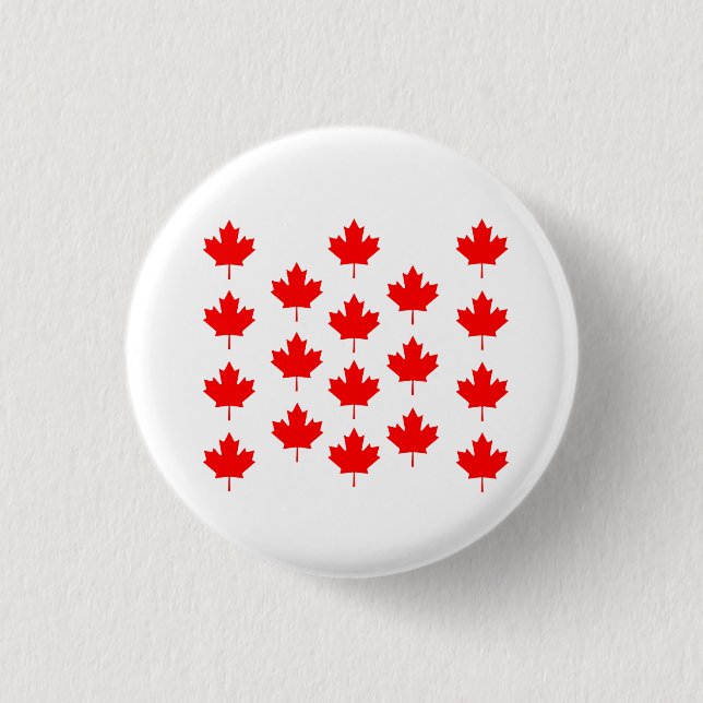 Canada maple leaf ,canada maple leaf,canada,maple  1 inch round button (Front)