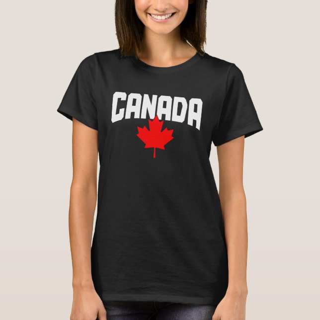 Canada Maple Leaf Canadian Flag Pride  1 T-Shirt (Front)