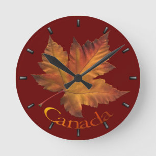 Canada Maple Leaf Clock Canada Souvenir Wall Clock