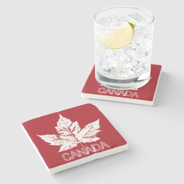 Canada Maple Leaf Coaster Personalized Souvenirs (Side)