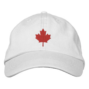 Canada Maple Leaf Embroidered Hat