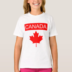 Canada Maple Leaf Girl's T-Shirt