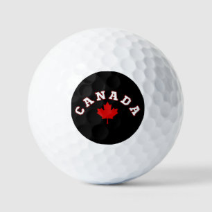 Canada maple leaf  golf balls