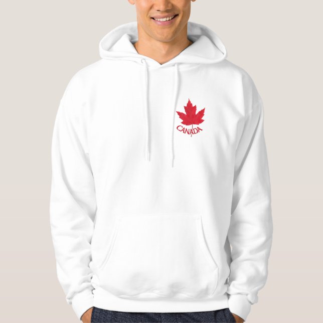Canada Maple Leaf Hooded Sweatshirt Canada Hoodie (Front)