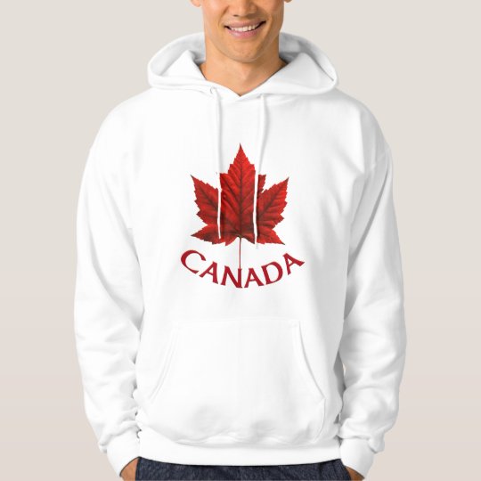 Canada Maple Leaf Hoodie Canada Hooded Sweatshirt | Zazzle.ca