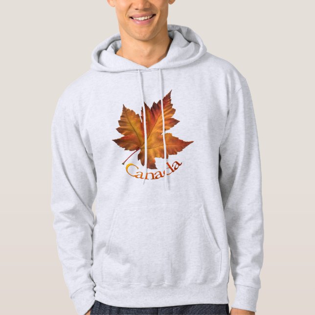 Canada Maple Leaf  Hoodie Canada Hooded Sweatshirt (Front)