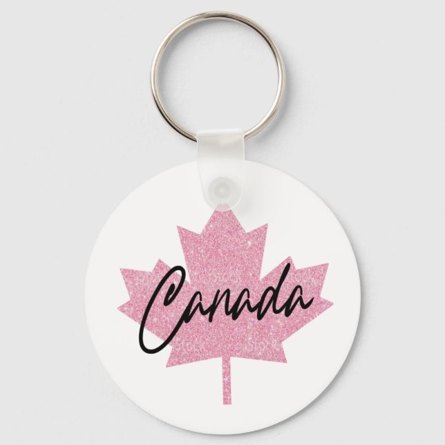 Canada  Maple leaf      Keychain (Front)