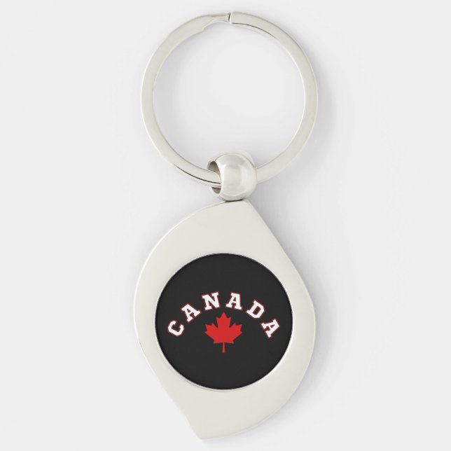 Canada maple leaf  keychain (Front)