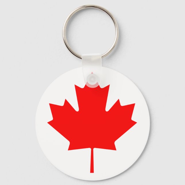 Canada Maple Leaf Keychain (Front)
