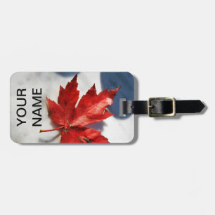 Canada Maple Leaf Luggage Tag