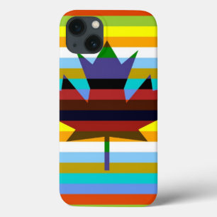 Canada Maple Leaf Pop Art iPhone 13 Case