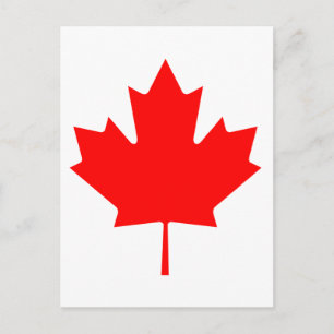 Canada Maple Leaf Postcard