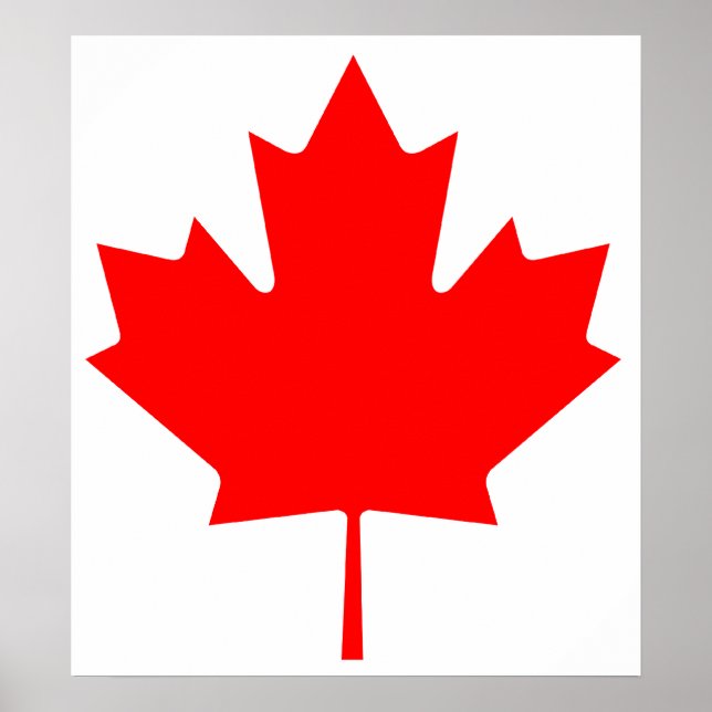 Canada Maple Leaf Poster (Front)