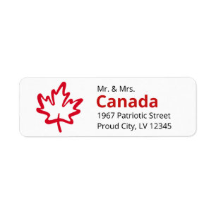 Canada Maple Leaf Proud and Free Patriotic