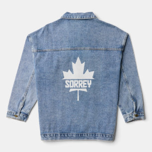 Canada Maple Leaf Sorrey  Canadian Flag  1  Denim Jacket
