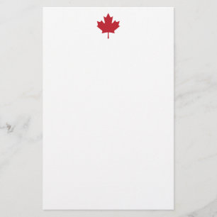 Canada Maple Leaf Stationery