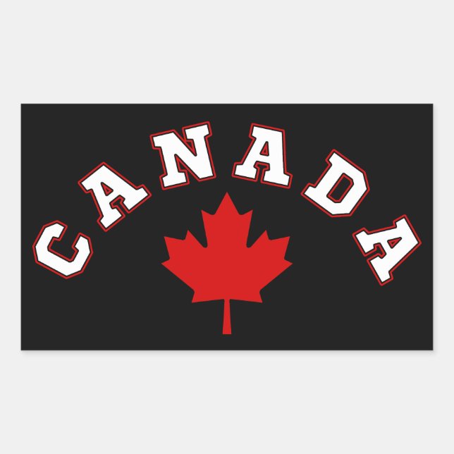 Canada maple leaf  sticker (Front)