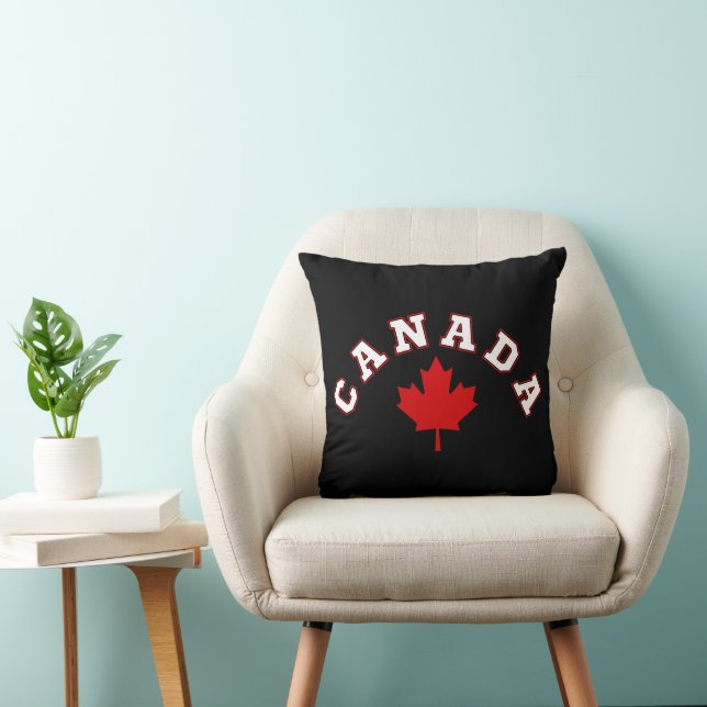 Canada maple leaf  throw pillow (Chair)