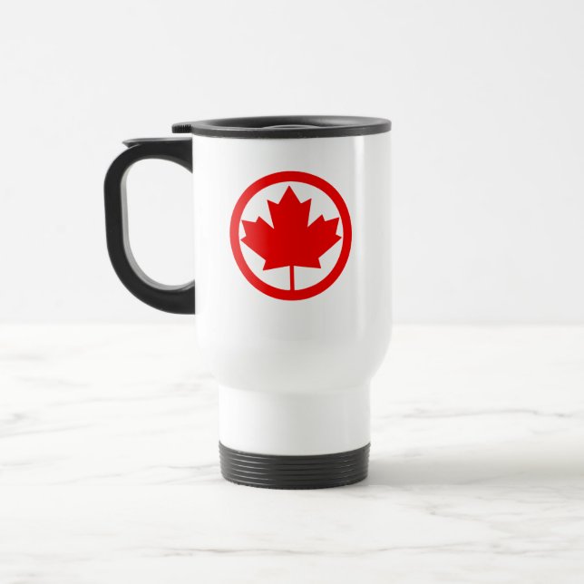 Canada Maple Leaf      Travel Mug (Left)