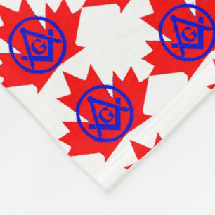Canada Masonic Fleece Blanket