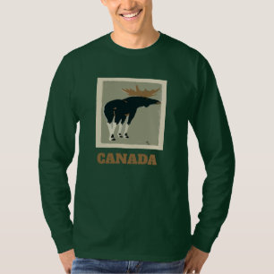 Canada, Moose edit text,  T-Shirt