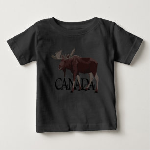 Canada Moose Jersey Canada Souvenir Toddler Shirt