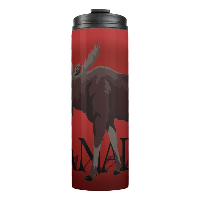 Canada Moose Tumbler Canada Souvenir Tumbler (Front)