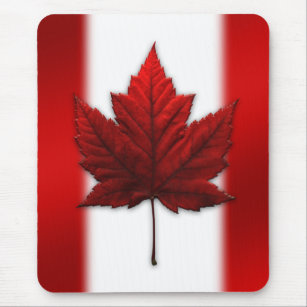 Canada Mousepad Red Canada Maple Leaf Mousepad