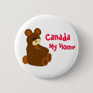 Canada, My Home 2 Inch Round Button