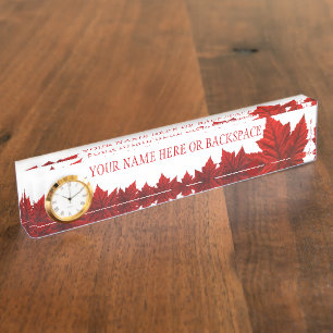 Canada Name Plates Personalized